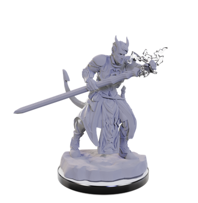 Wizkids Primed Miniatures - Hero - Tiefling Warlock