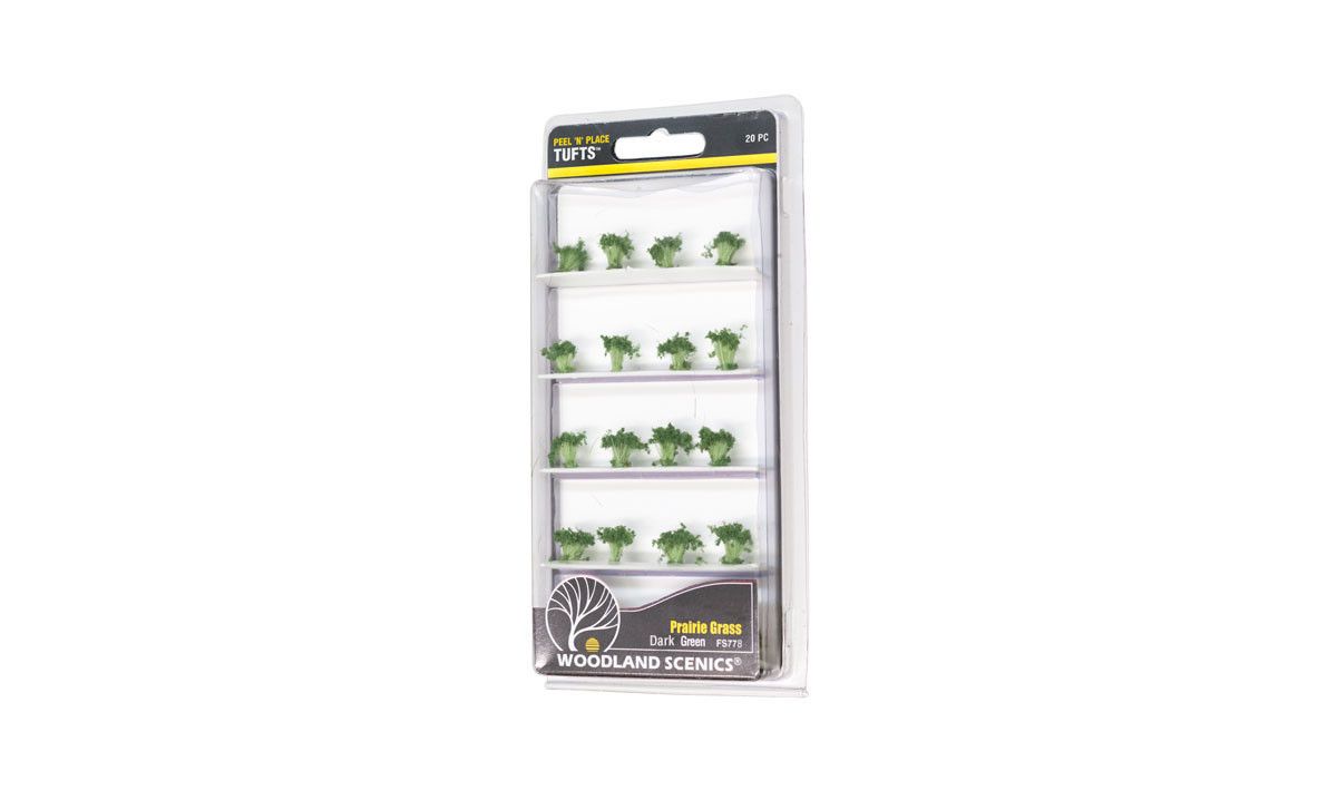 Peel 'N' Place Tufts -, Type: Prairie Grass Dark Green