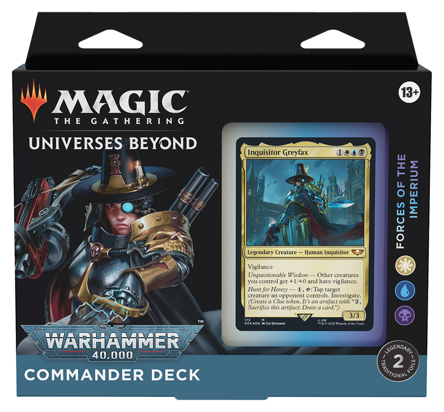 Magic The Gathering TCG  Warhammer 40000 Commander Deck, Name: Forces of the Imperium