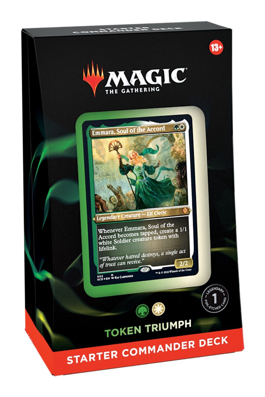 Magic The Gathering TCG Starter Commander Deck, Name: Token Triumph
