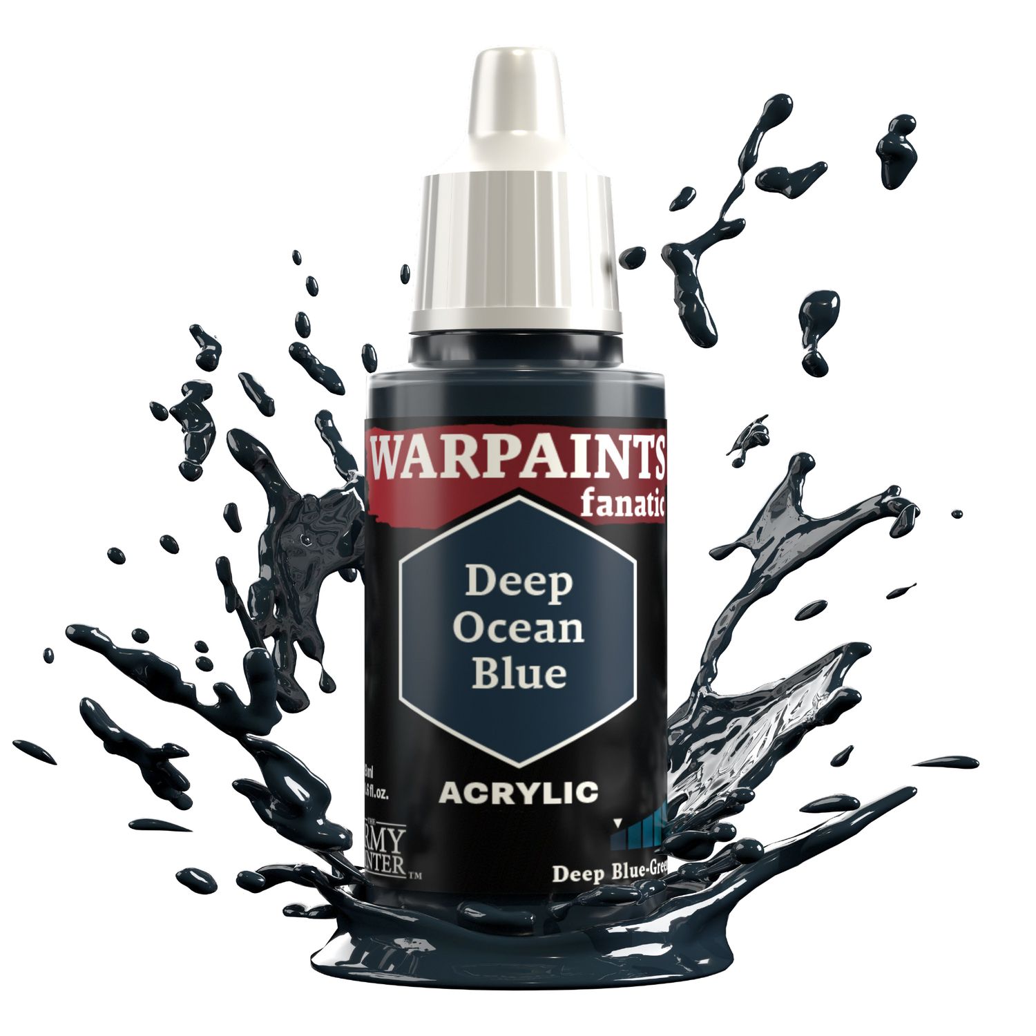 Warpaints Fanatic: Deep Green-Blues, Color: Deep Ocean Blue