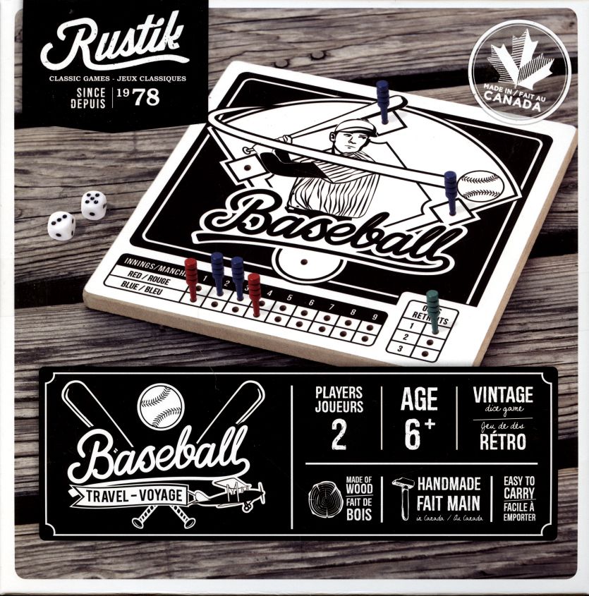 Assorted Mini Travel Games, Featuring: Baseball