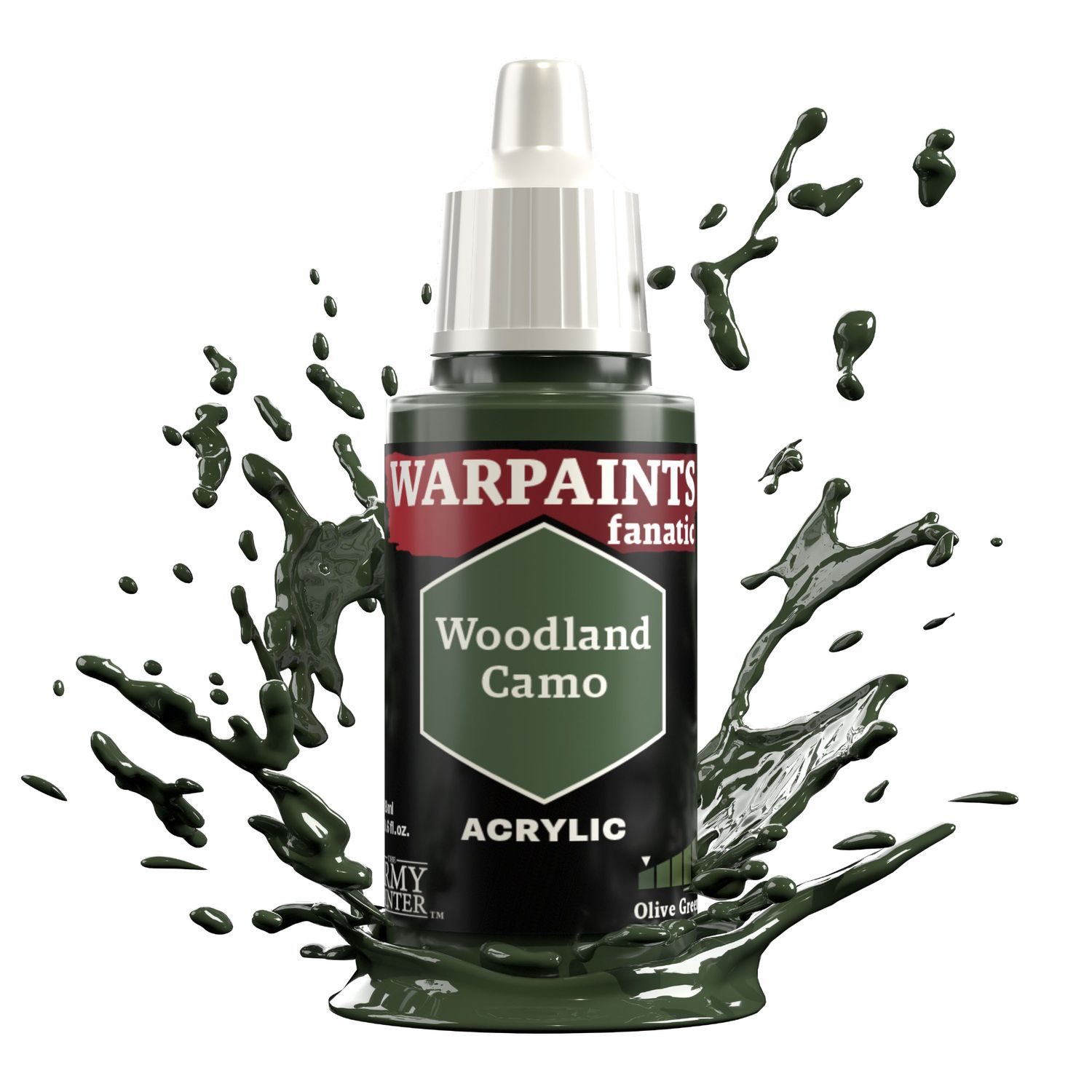 Warpaints Fanatic: Olive Greens , Color: Woodland Camo