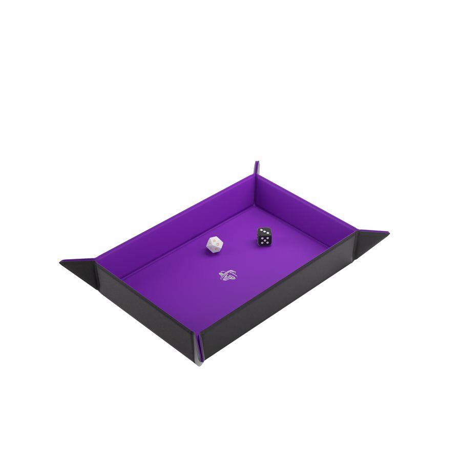 Magnetic Dice Tray: Rectangular, Color: Black/Purple