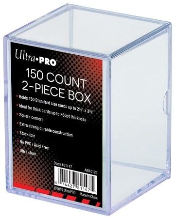 Card Box 2 Piece - 150 Count