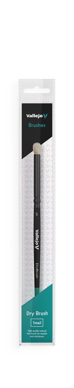 Vallejo Brush: Natural Hair Dry Brush -, Type: S
