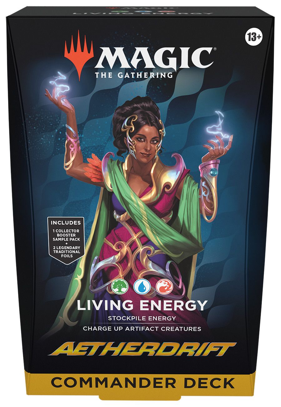 Magic the Gathering TCG Aetherdrift Commander Deck, Type: Living Energy
