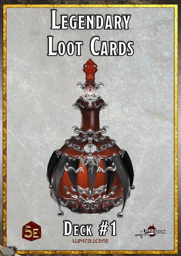 Legendary Loot Deck (5E) - Deck 6, Type: Deck 1