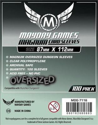 Sleeves - 87x112mm - Mayday - 100/pk (Munchkin Dungeon)