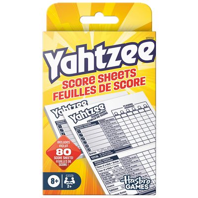 Yahtzee Score Cards - 80 Pack