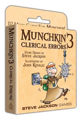 Munchkin Original: Clerical Errors Expansion 3