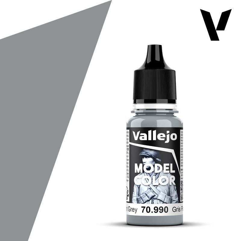 Vallejo Model Color Acrylic Paint Light Grey (17 mL)