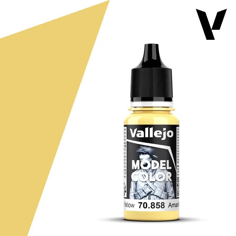 Vallejo Model Color Acrylic Paint Ice Yellow 17mL