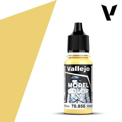 Vallejo Model Color Acrylic Paint Ice Yellow 17mL