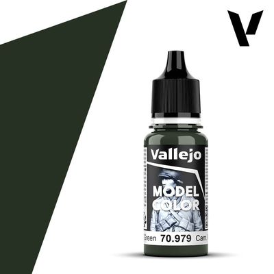 Vallejo Model Color Acrylic Paint Cam. Dark Green 17mL