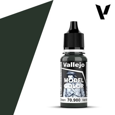 Vallejo Model Color Acrylic Paint Black Green 17mL