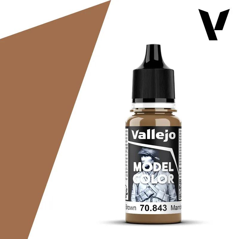 Vallejo Model Color Acrylic Paint Cork Brown 17mL
