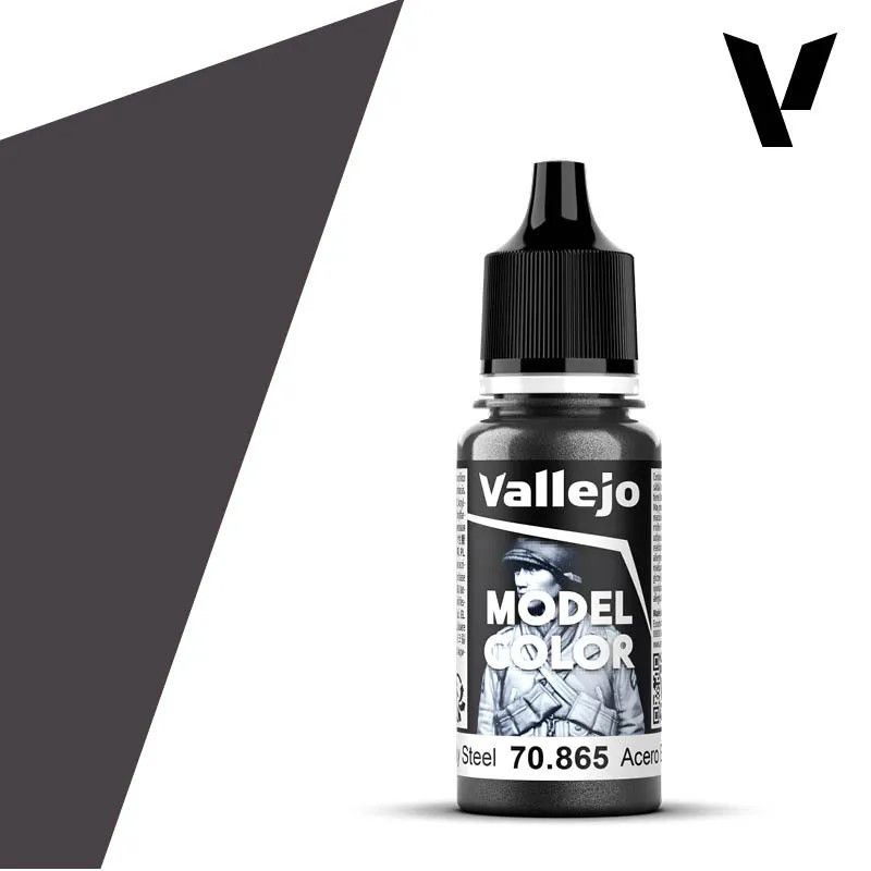 Vallejo Model Color Acrylic Paint Oily Steel 17mL