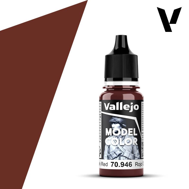 Vallejo Model Color Acrylic Paint Dark Red 17mL