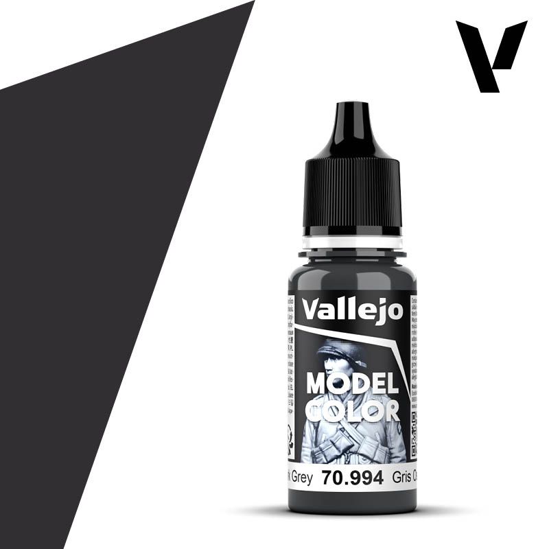 Vallejo Model Color Acrylic Paint Dark Grey 17mL