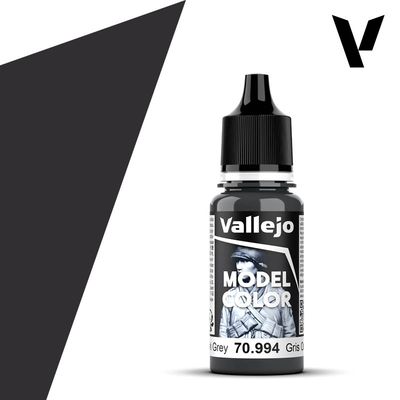Vallejo Model Color Acrylic Paint Dark Grey 17mL
