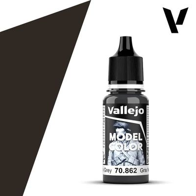 Vallejo Model Color Acrylic Paint Black Grey 17mL