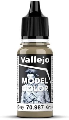 Vallejo Model Color Acrylic Paint Medium Grey 17mL