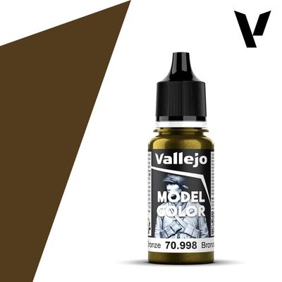 Vallejo Model Color Acrylic Paint Bronze 17mL