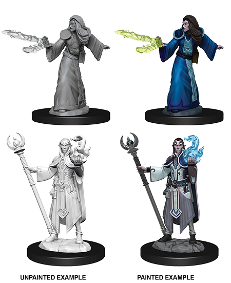 Wizkids Primed Miniatures - Hero - Elf Wizard Male (73709)