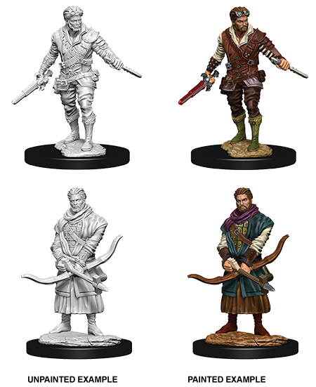 Wizkids Primed Miniatures - Hero - Human Rogue Male (73702)
