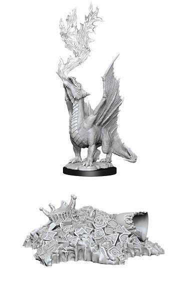Wizkids Primed Miniatures - Monster - Dragon Wyrmling (Gold)