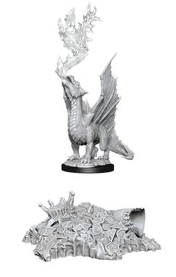 Wizkids Primed Miniatures - Monster - Dragon Wyrmling (Gold)