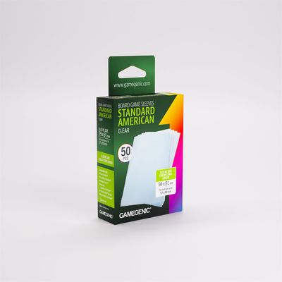 Sleeves - 59x91mm - GameGenic Prime - 50/pk (Standard American, Green)