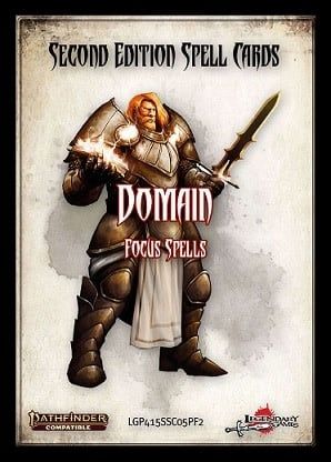 Pathfinder RPG 2E Spell Cards - Domain Spells