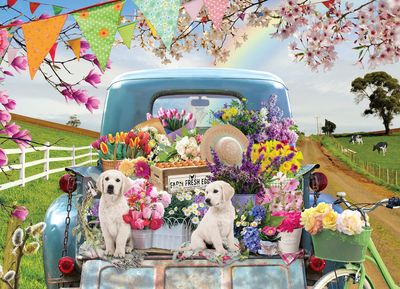 500 pcs - Country Truck in Spring