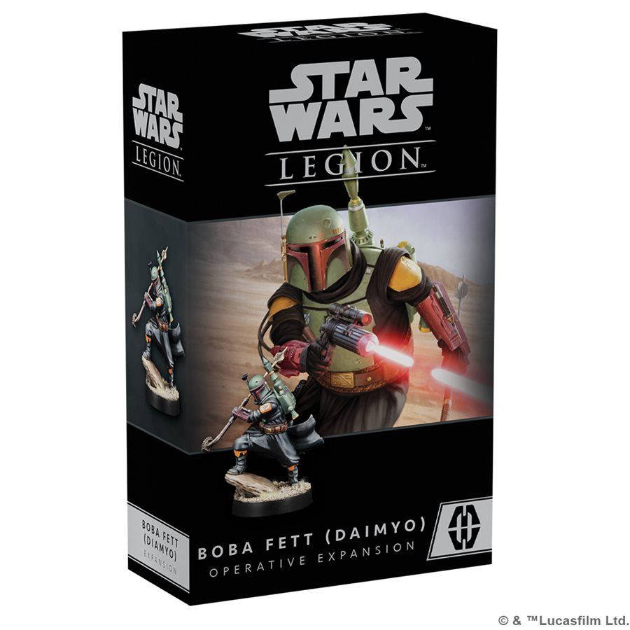 Star Wars: Legion: Galactic Empire/Rebel Alliance - Boba Fett (Daimyo) Operative Expansion
