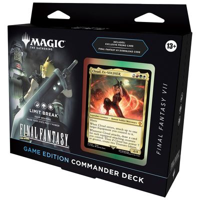 Magic the Gathering TCG Final Fantasy Commander Deck - Limit Break (FFVII) - Game Edition
