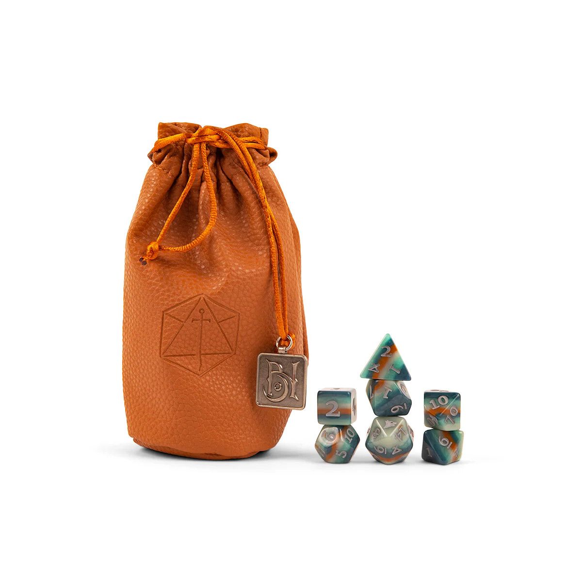 7-Piece RPG Dice Set with Bag: Bells Hells -, Type: Chetney Pock O'Pea