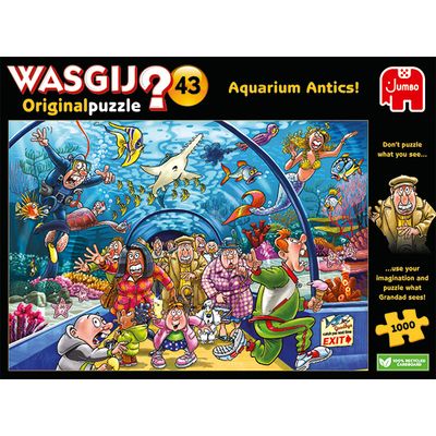 1000 pcs - WASGIJ Original: #43 - Aquarium Antics!