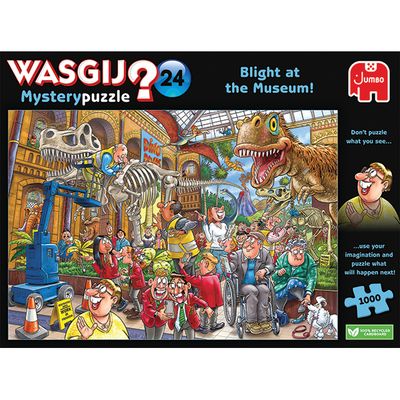 1000 pcs - WASGIJ Mystery: #24 - Blight at the Museum! 1000 pcs - WASGIJ Mystery: #24 - Blight at the Museum!