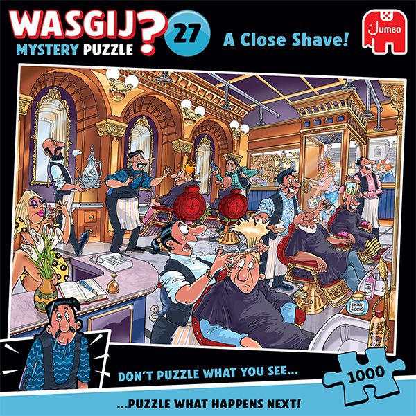 1000 pcs - WASGIJ Mystery: #27, A Close Shave!