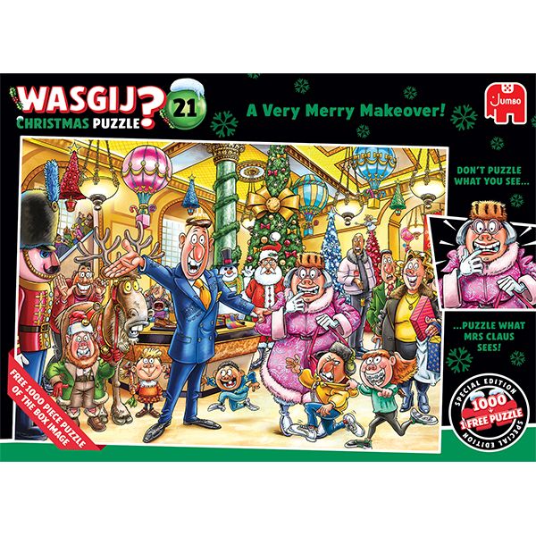 1000 pcs - WASGIJ Christmas: #21, A Very Merry Makeover