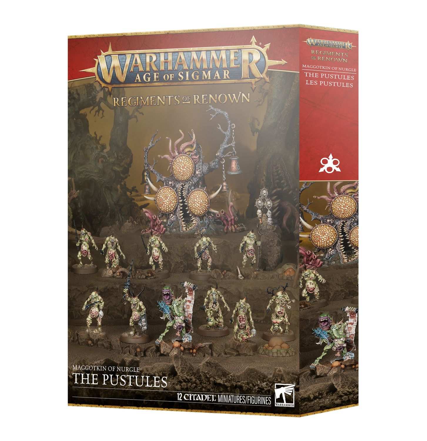 Warhammer Age of Sigmar: Maggotkin of Nurgle - Regiment of Renown: The Pustules