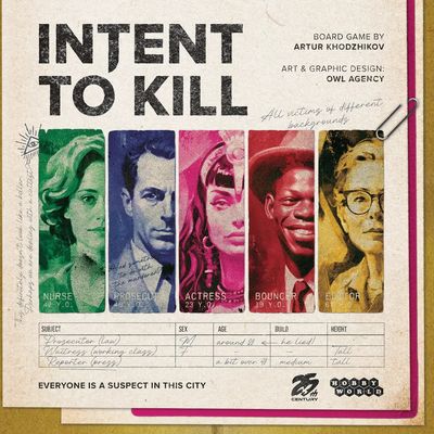 **PRE-ORDER** Intent to Kill