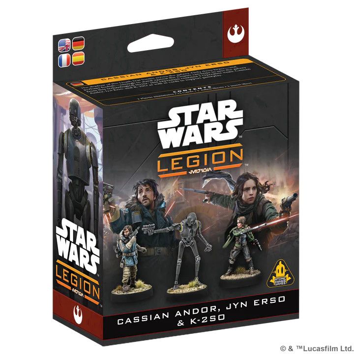 Star Wars: Legion: Cassian Andor, Jyn Erso &amp; K-2SO