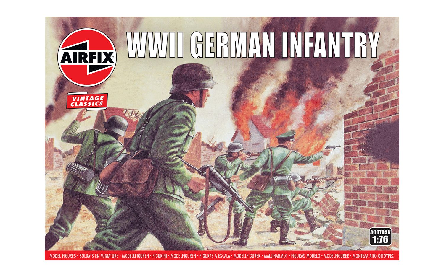 WWII German Infantry Model Kit (1:76 Scale)