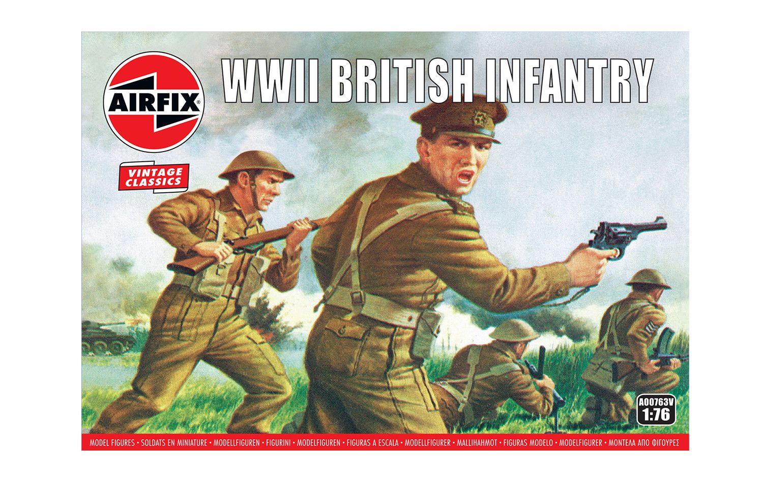 WWII British Infantry Northern Europe Model Kit (1:76 Scale)