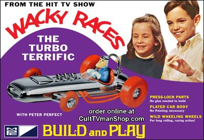 Wacky Races The Turbo Terrific Model Kit (1:32 Scale)