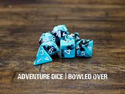 7-Piece RPG Dice Set: Bowled Over