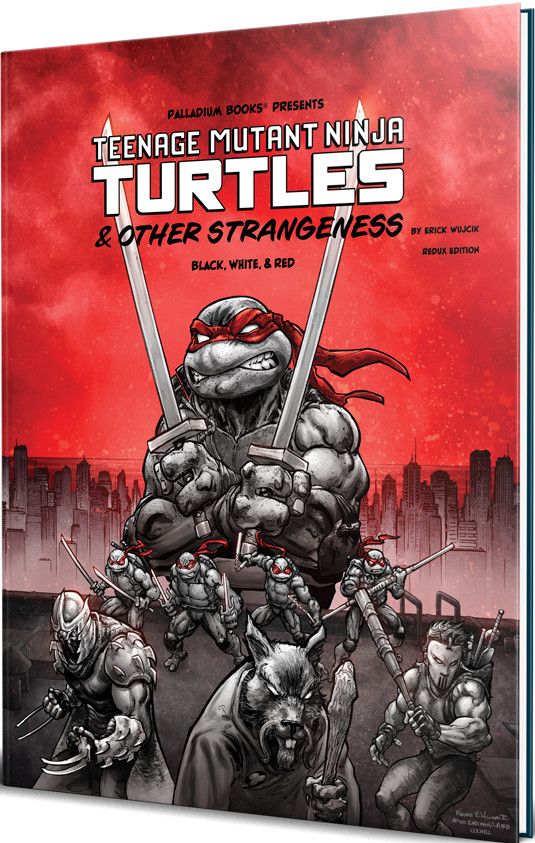 Teenage Mutant Ninja Turtles &amp; Other Strangeness RPG: Redux Edition (Black, White &amp; Red Cover)